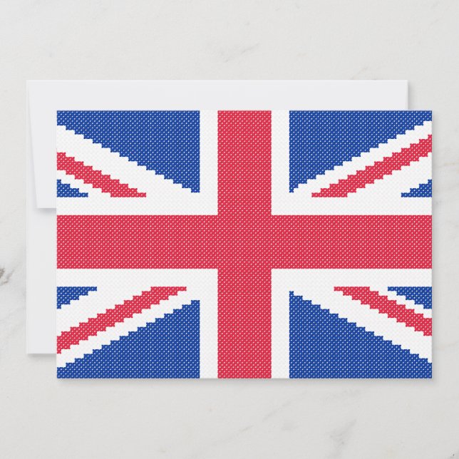 Original cross-stitch design Union Jack (Devant)