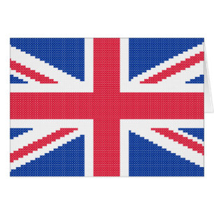Original cross-stitch design Union Jack
