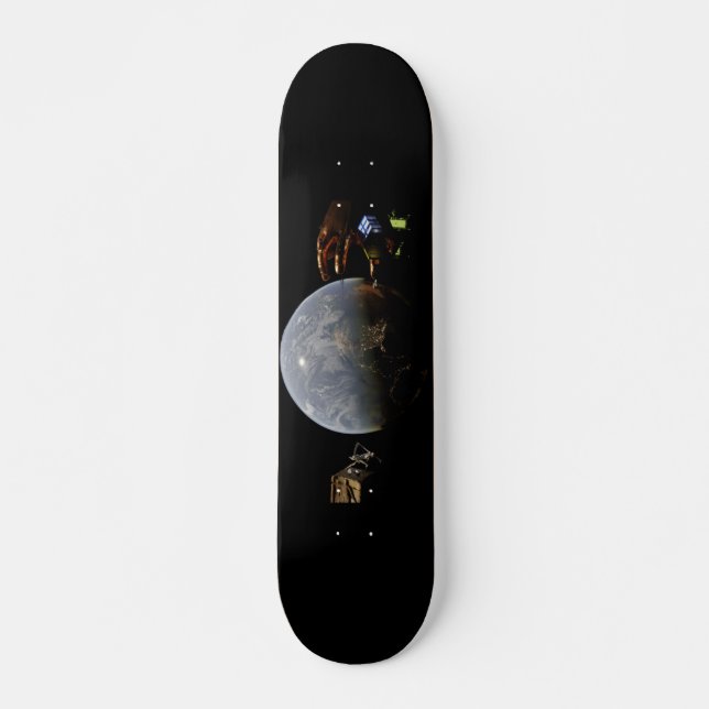 original custom print skateboard # 2 SPACE (Devant)