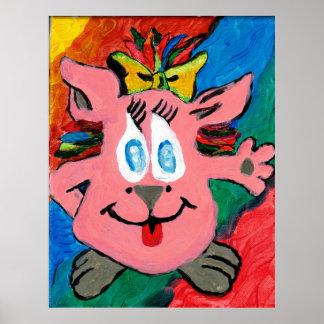 Original Rainbow Character Poster (Semi-Gloss)