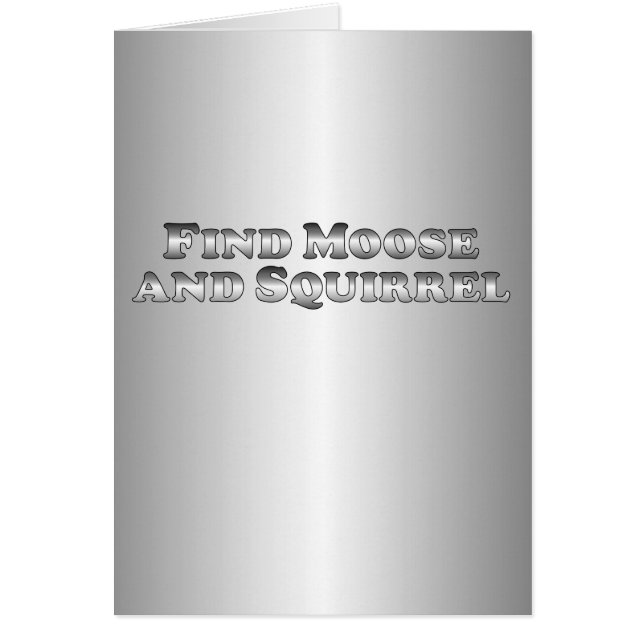 Orignaux et écureuil de découverte - de base (Devant)