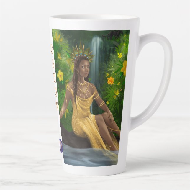 Orisha Oshun Latte Mug (Droite)