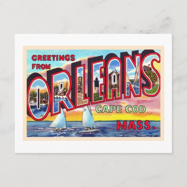 Orléans Cape Cod Massachusetts MA Carte Postale An (Devant)