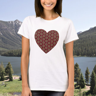 Ornamental Cherry Blossom Pattern T-Shirt