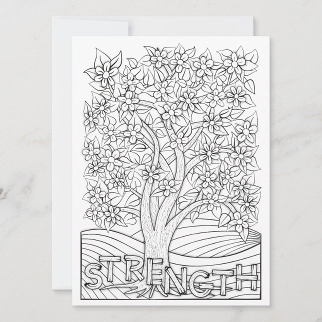 OrnaMENTALs Force Arbre en fleurs Couleur de votre (Devant)