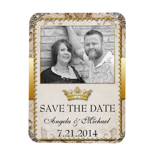 Ornate Fairytale Storybook Photo Magnet (Vertical)