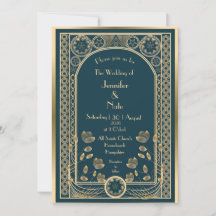 Orné d'Or - Faire-part de mariage