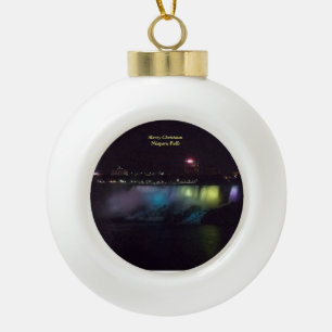 Ornement 1 de boule de chutes du Niagara