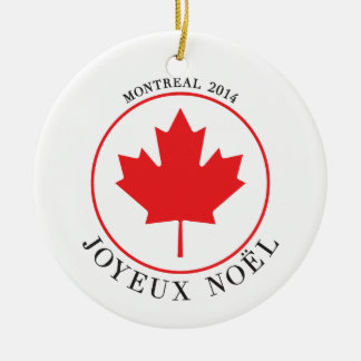 Ornement 2014 de Noël de Montréal (Joyeux Noël)
