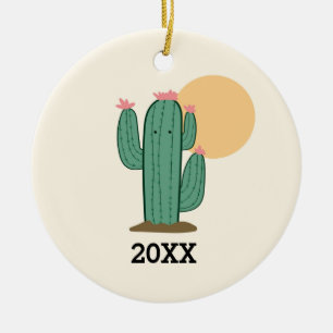 Ornement à thème cactus