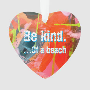 Ornement acrylique avec art abstrait original