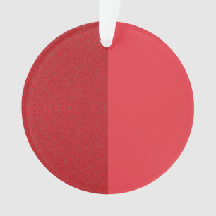 Ornement acrylique bicolore à la tomate rouge