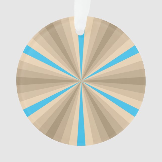 Ornement acrylique de l'illusion estivale (devant)