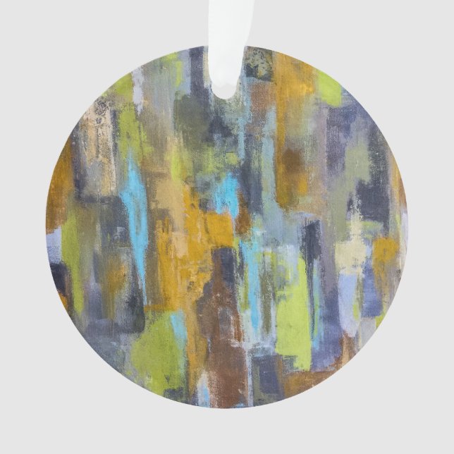 Ornement acrylique de pluie d'automne (devant)