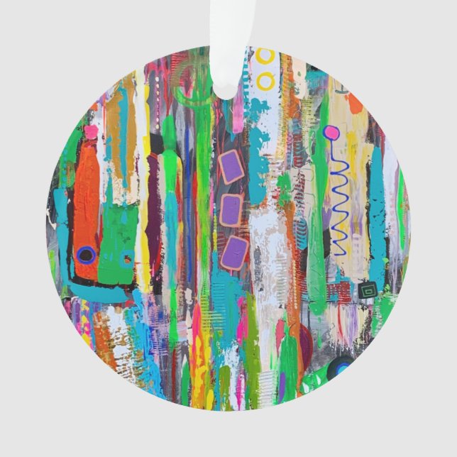 Ornement acrylique de Rocket Man (devant)