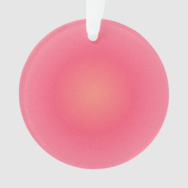 Ornement acrylique élégant rose brillant (devant)