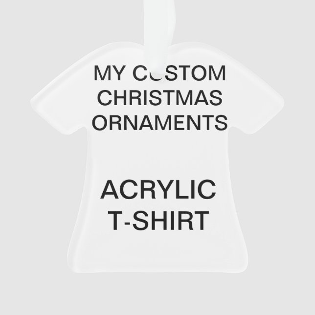 Ornement acrylique fait sur commande d'arbre de (devant)