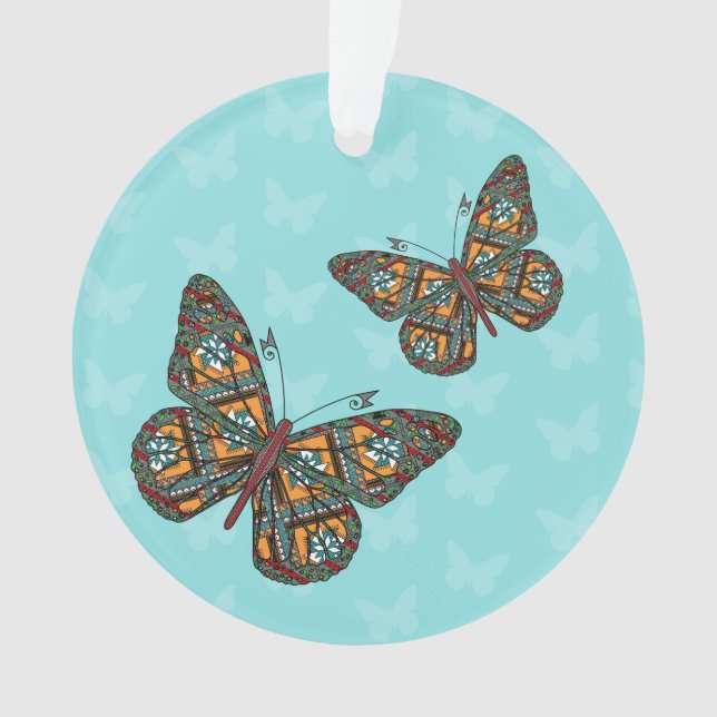 Ornement acrylique monarque ukrainien (devant)