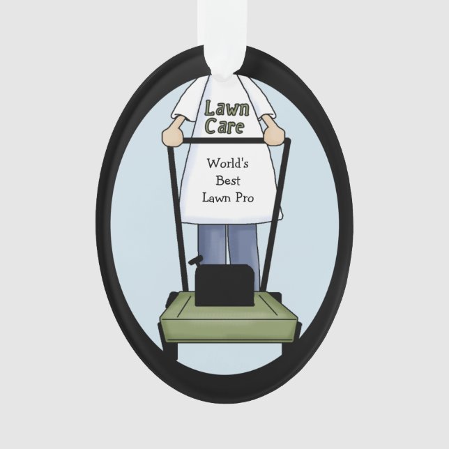 Ornement acrylique pour le meilleur soin de la pel (devant)