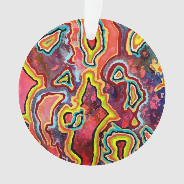 Ornement acrylique ripple (devant)