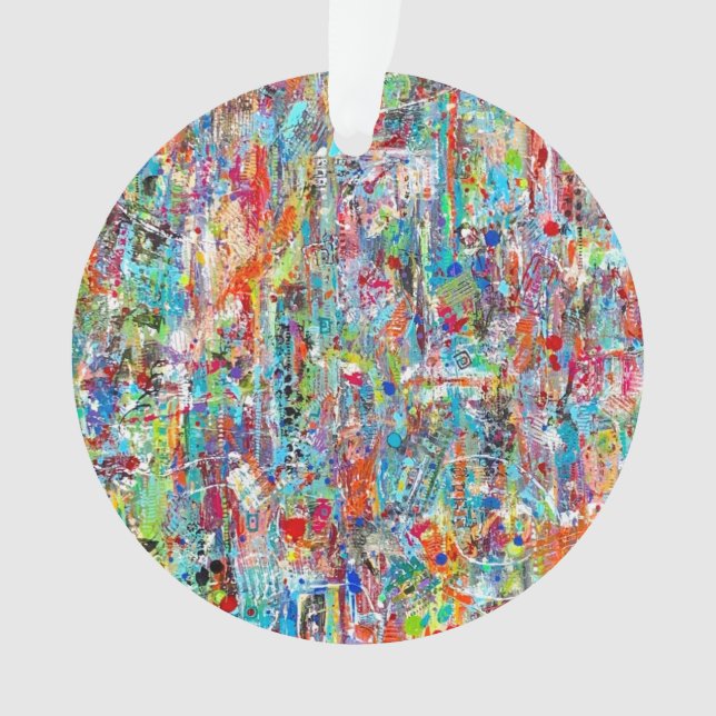 Ornement acrylique temps père (devant)