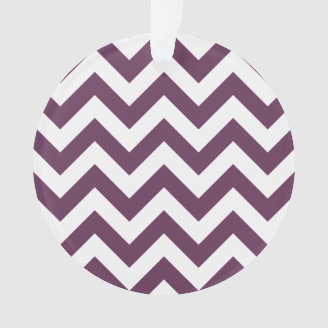 Ornement acrylique tendance Chevron (devant)