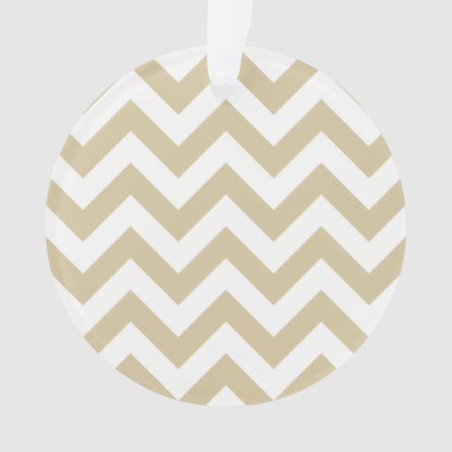Ornement acrylique tendance Chevron (devant)