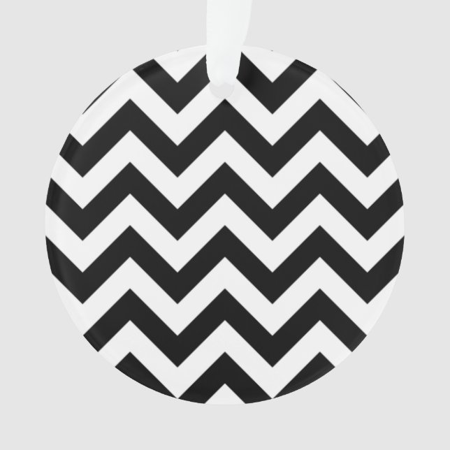 Ornement acrylique tendance Chevron (devant)