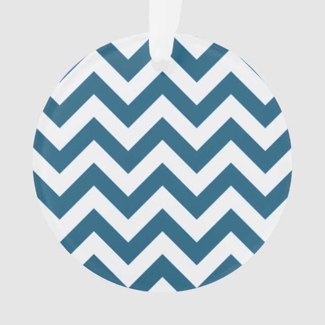 Ornement acrylique tendance Chevron (devant)