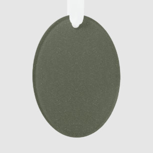 Ornement acrylique vert mousse - Personnaliser