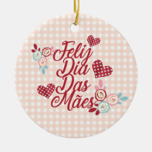 Ornement adorable du diamètre DAS Mães de Feli