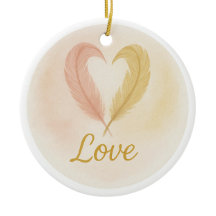 Ornement aquarelle « Amour »