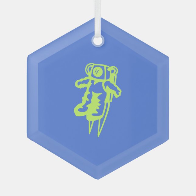 Ornement Arbre de Noël Spaceman (Recto)