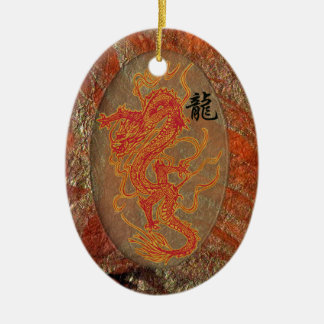 Ornement ardent de dragon de bonne chance