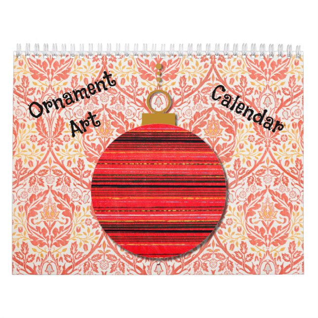 Ornement Art Noël Année autour du calendrier (Protection)