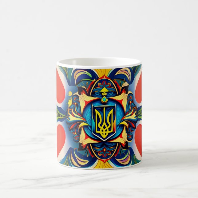 Ornement artistique ukrainien Samchykivka - Mug (Centre)