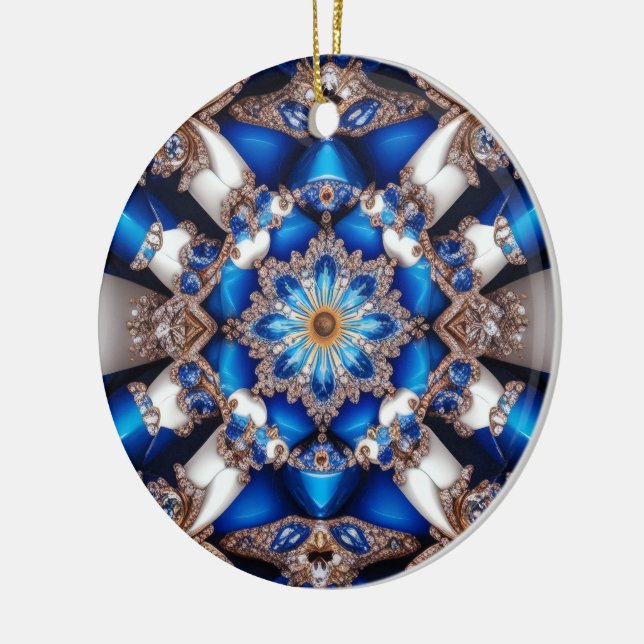 Ornement aux couleurs argentines design (Gauche)