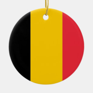 Ornement avec drapeau de Belgique