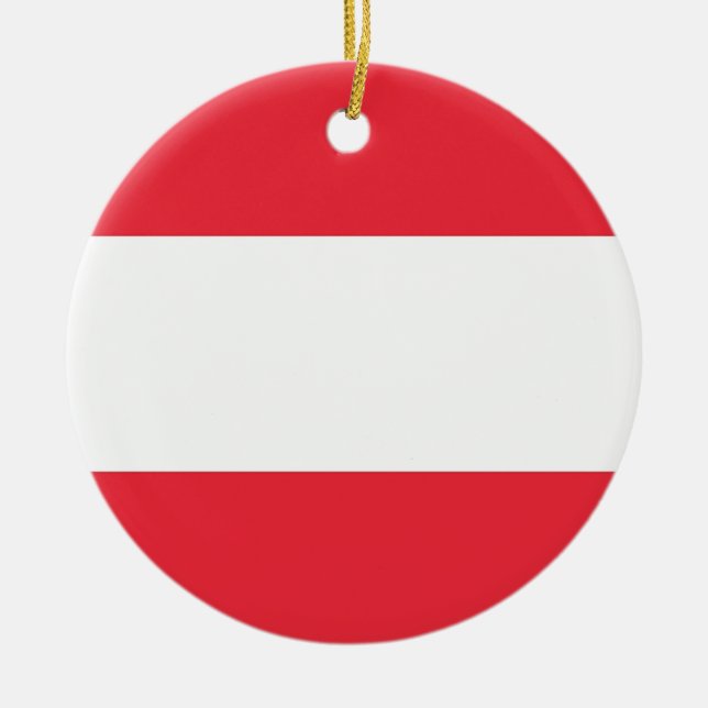 Ornement avec drapeau de l'Autriche (Devant)