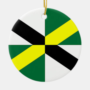 Ornement avec drapeau de Monterey, Californie, Éta