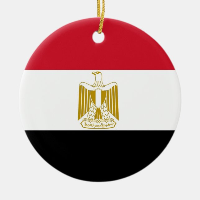 Ornement avec drapeau d'Egypte (Devant)
