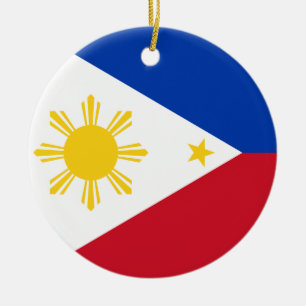 Ornement avec drapeau des Philippines