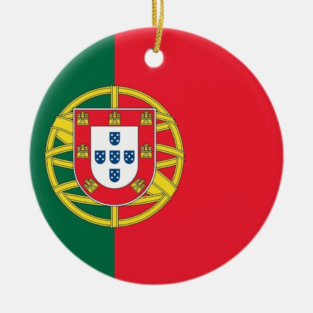 Ornement avec drapeau du Portugal (Devant)