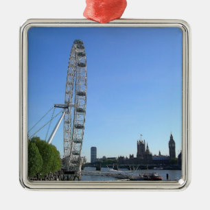 Ornement avec London Eye Ferris Wheel