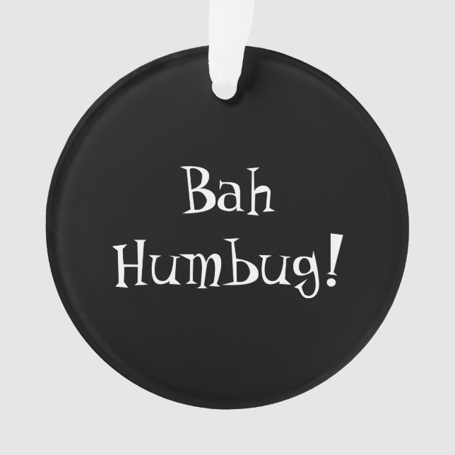 Ornement Bah Humbug (devant)
