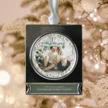 Élégant Photo de Nouveaux Mariés Noël