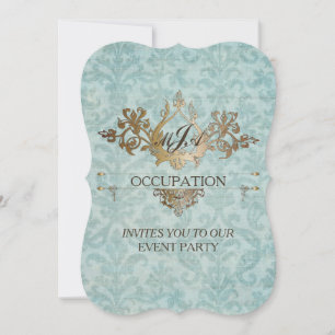 Ornement baroque - Carte d'invitation