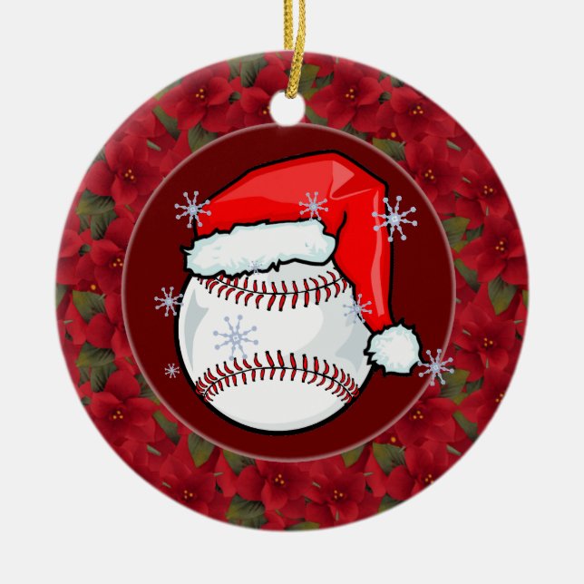 Ornement - base-ball de Père Noël (Devant)