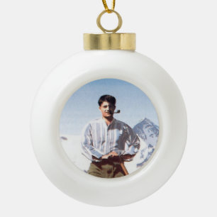 Ornement béni de Noël de Pier Giorgio Frassati