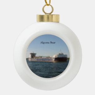 Ornement boule ou flocon de neige Algoma Bear